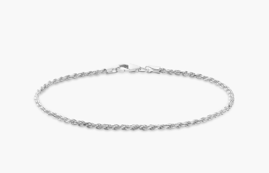 2mm Kordelkette Armband Silber Oliver Cabell