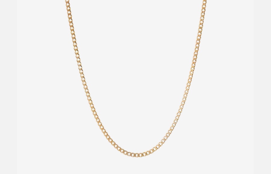 3mm Kubanische Kette Gold Oliver Cabell Trendy