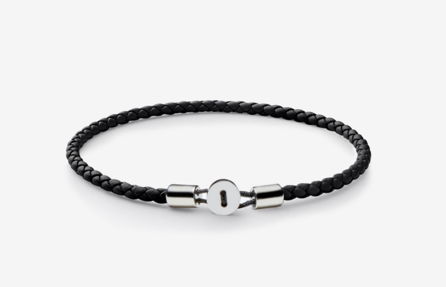Gordon Lederarmband Silber Oliver Cabell