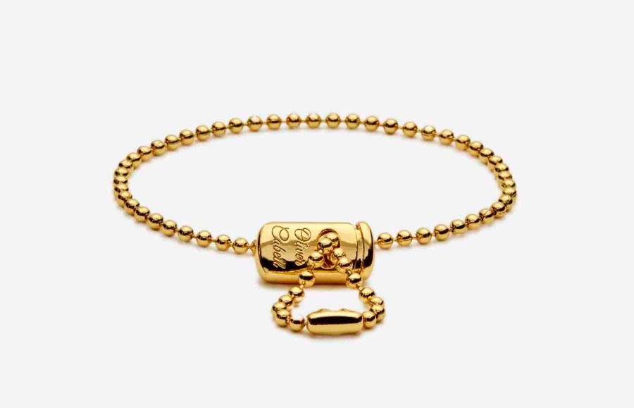 Oliver Cabell Cameron Perlenarmband Gold