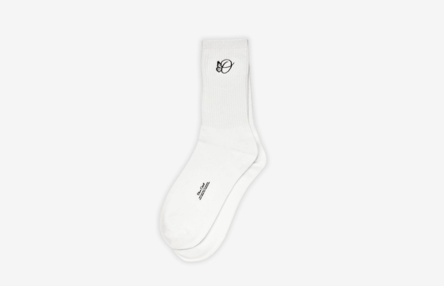 Oliver Cabell Signatur Socken Weiß