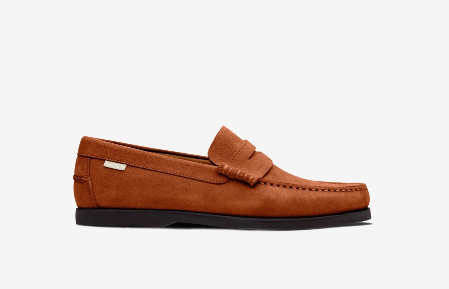 Penny Loafer Kastanie Wildleder Oliver Cabell