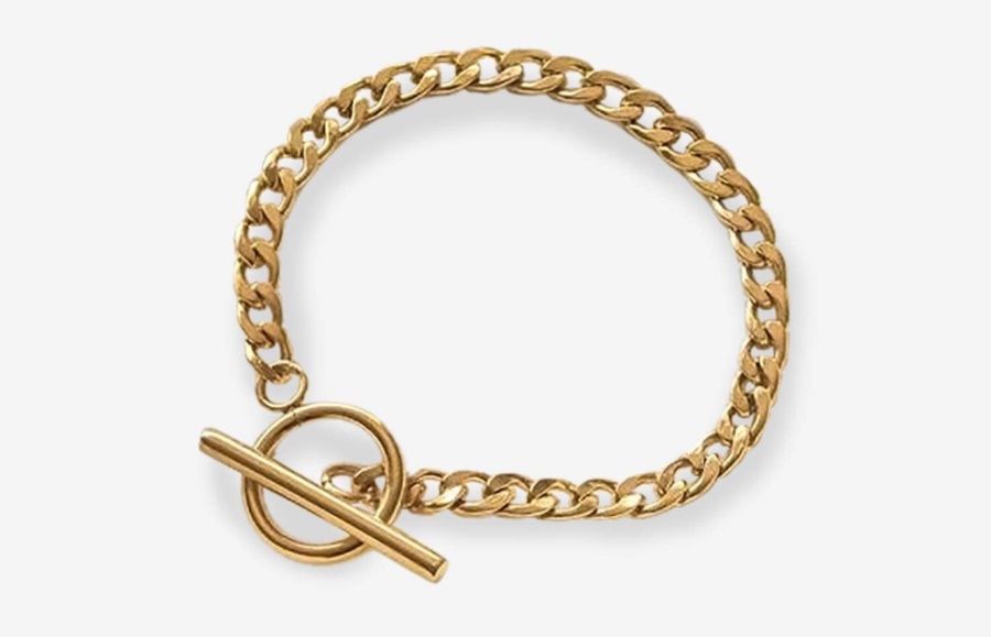 Toggle Kette Armband Gold Oliver Cabell