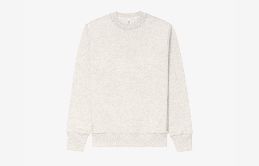Oliver Cabell Rundhals-sweatshirt Haferflocken Meliert Trendy