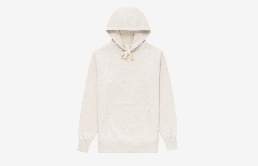 Oliver Cabell Oc Core Hoodie Haferflocken Meliert