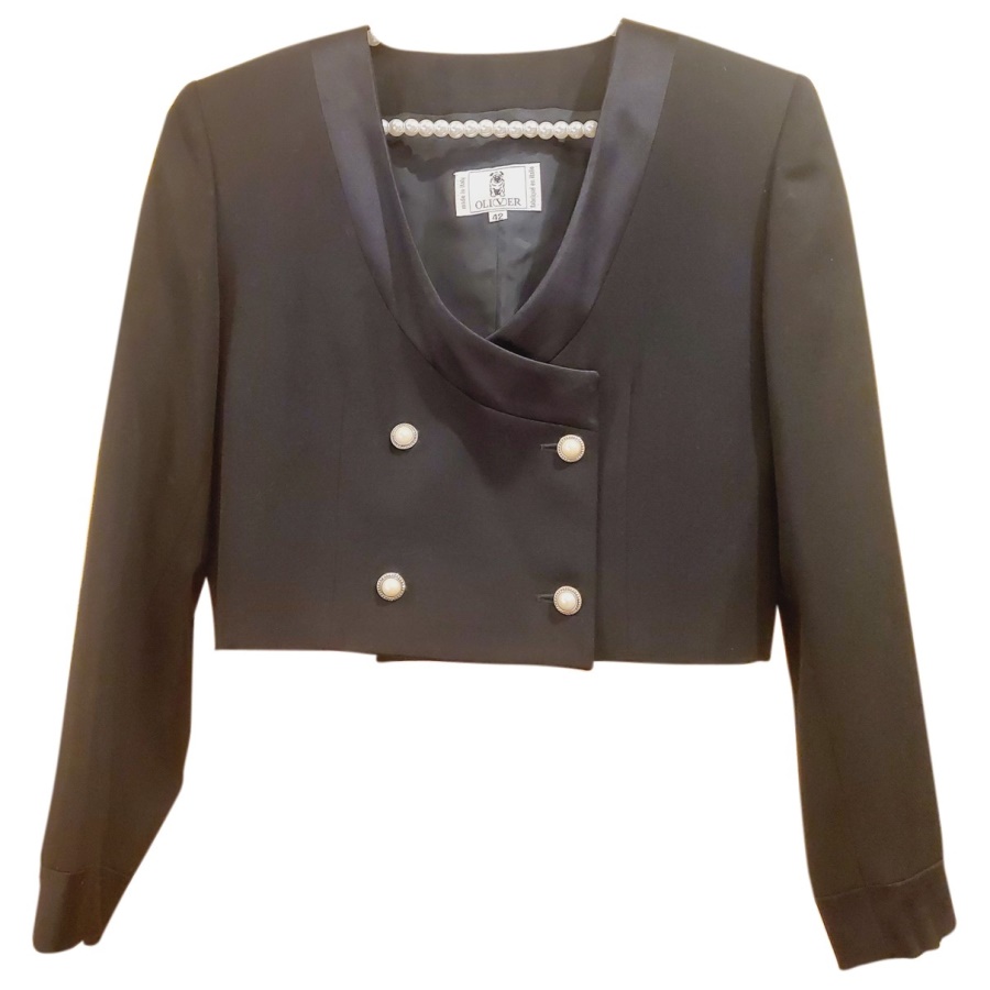 Oliver Cabell Wollkleid Schwarze Wolle